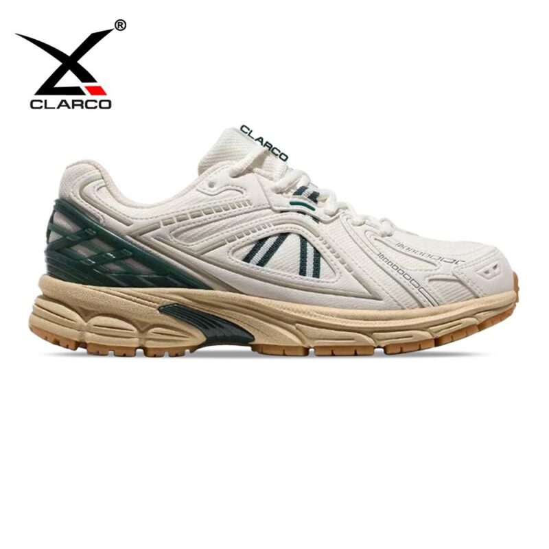 Vintage Jogging Shoes with Thick Sole and Bold Branding CL32672