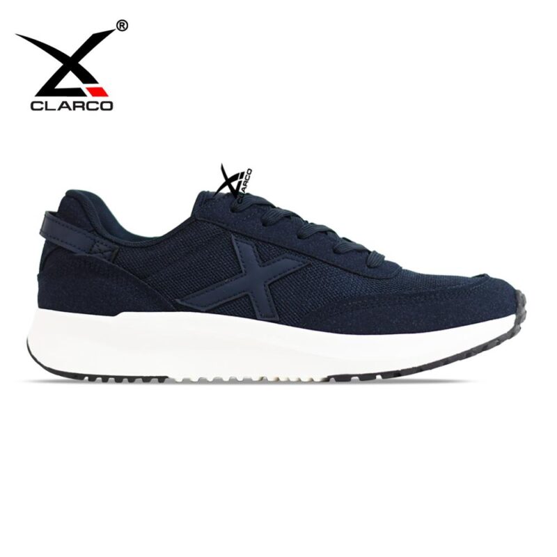 Retro-Inspired Casual Sneakers with Oxford Cloth & Faux Suede Toe CL31173
