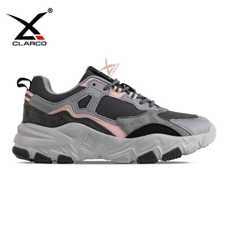 Trendy Women's Streetwear Sneakers Nubuck Upper with PU Detailing CL31235