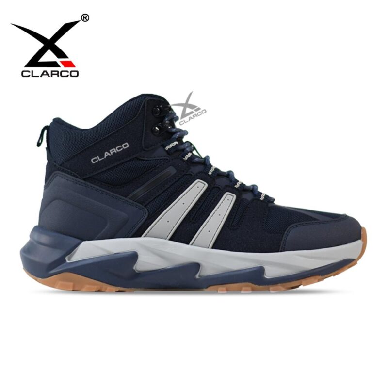 Men's Waterproof High-Top Hiking Shoes with Suede Toe & Breathable Mesh CL31380