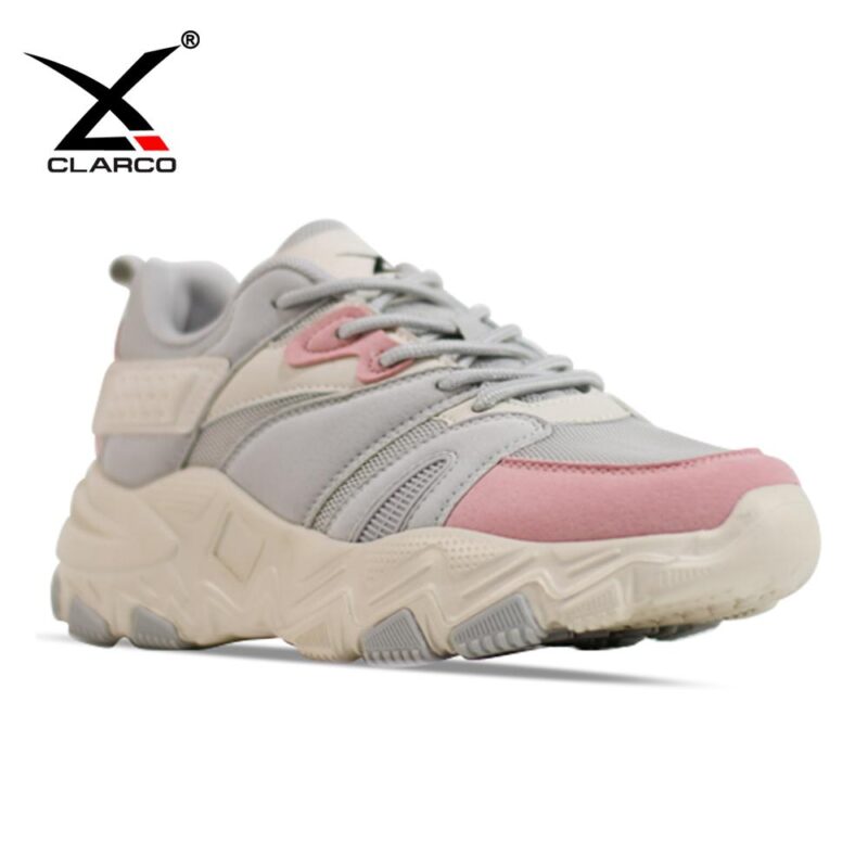 Women's Chunky Retro Sneakers Full-Grain Pigskin Upper PU Leather Collar CL31236