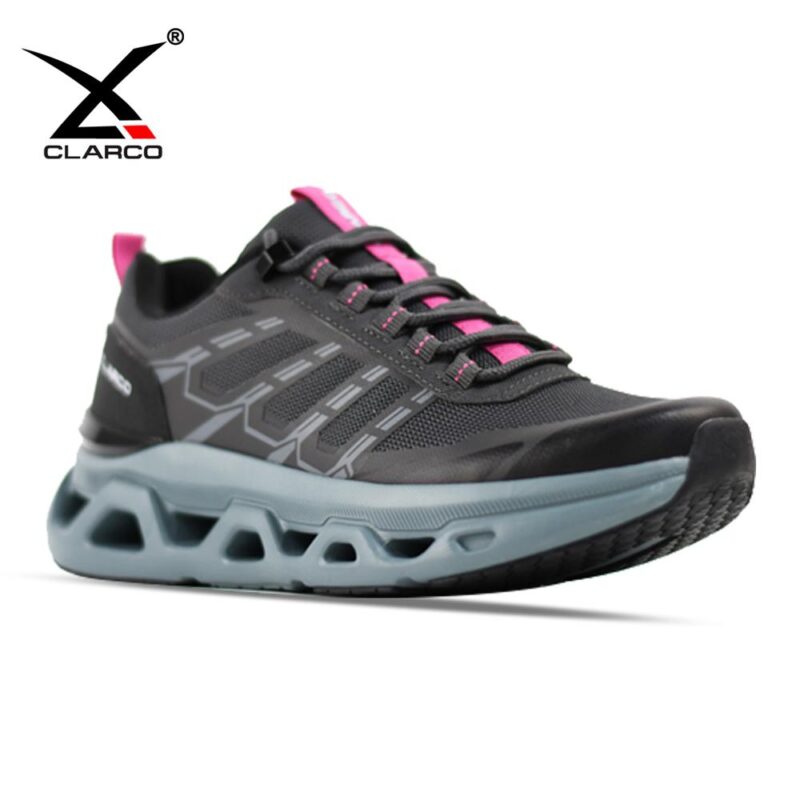 Comfortable Walking Running Shoes with Fabric Upper and Rubber Print CL31792W