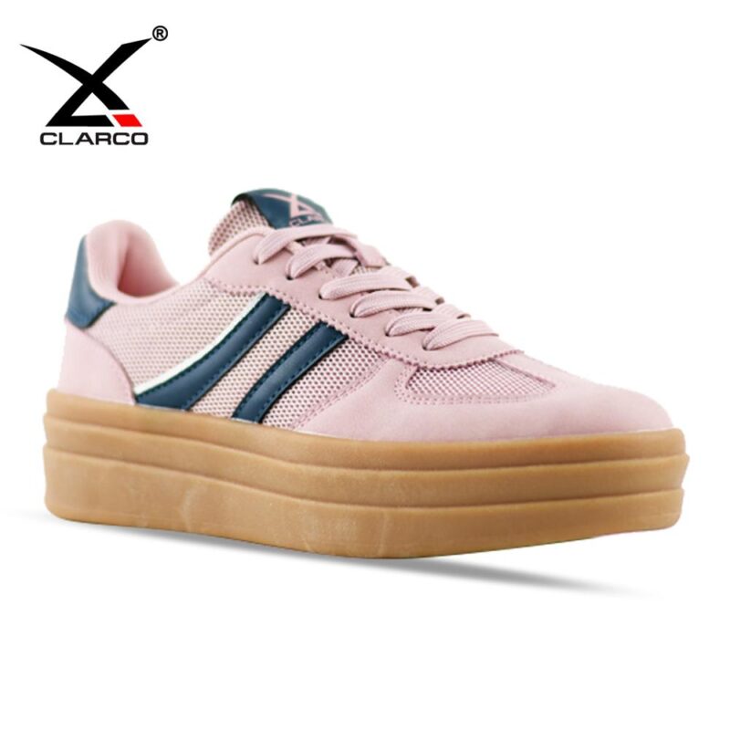 Classic German-Inspired Trainers with Breathable Mesh and Durable Rubber Cushioning CL33056
