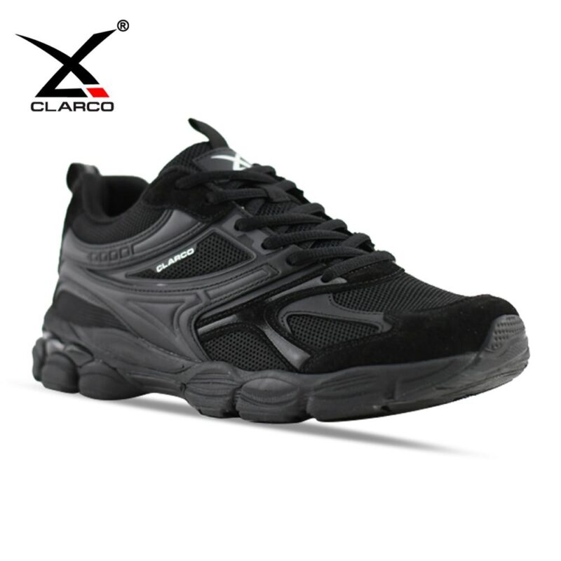Versatile Cushion Jogging Shoes Synthetic Leather Mesh Collar Rebound EVA CL33079