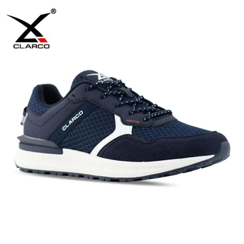 Classic Comfort Sneakers with Suede Toe Guard & Mesh/Synthetic Upper CL33153