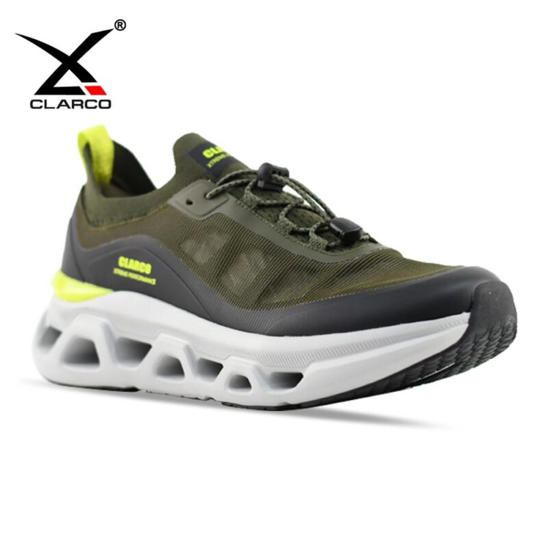Men's Lightweight Running Shoes Breathable Mesh Upper Rubber Print Detailing Comfort CL33190