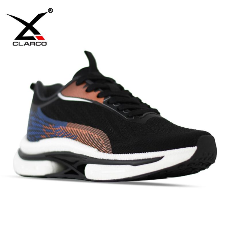 Breathable Knit Running Shoes with Printed Rubber Toe & Responsive EVA Midsole CL33237