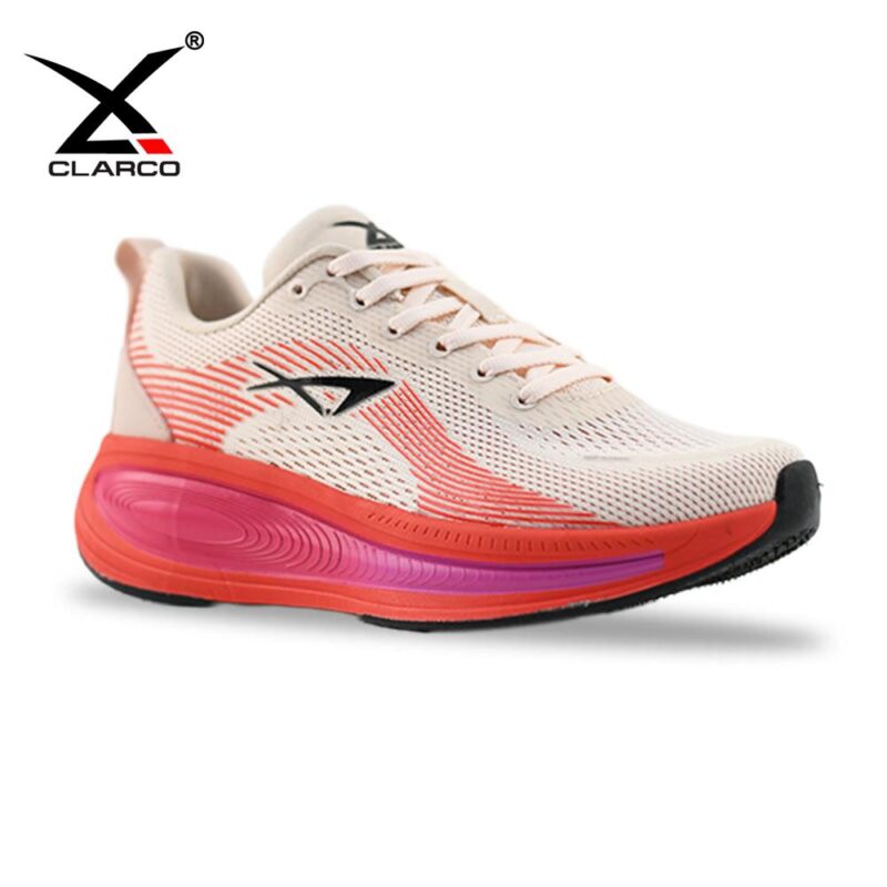 Performance Running Shoes for Mid-Distance with Fabric Upper & EVA Midsole CL33706W