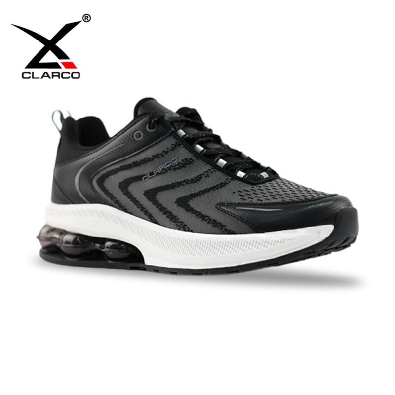 Air-Cushioned Running Shoes with Textile Upper & Microfiber Support Panels CL33886