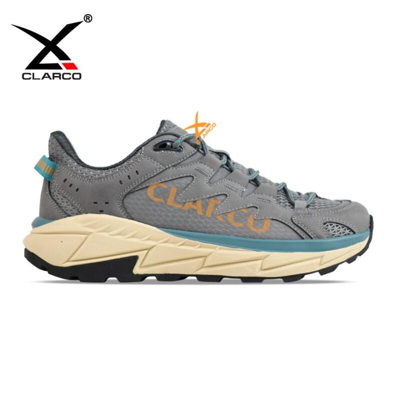 Water-Resistant Trekking Shoes with Faux Leather Toe Guard & Ventilated Mesh CL30105